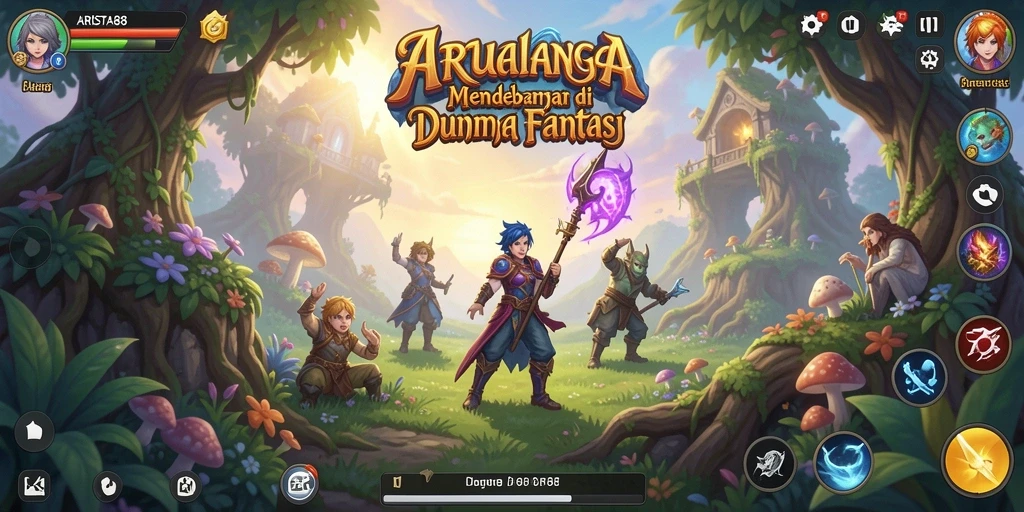 Tampilan gameplay ARISTA88 yang menarik dan penuh aksi petualangan.