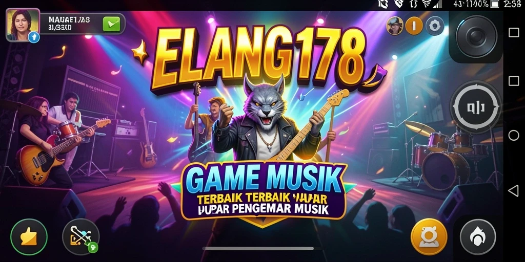Tampilan gameplay yang menampilkan tantangan musik yang menarik.