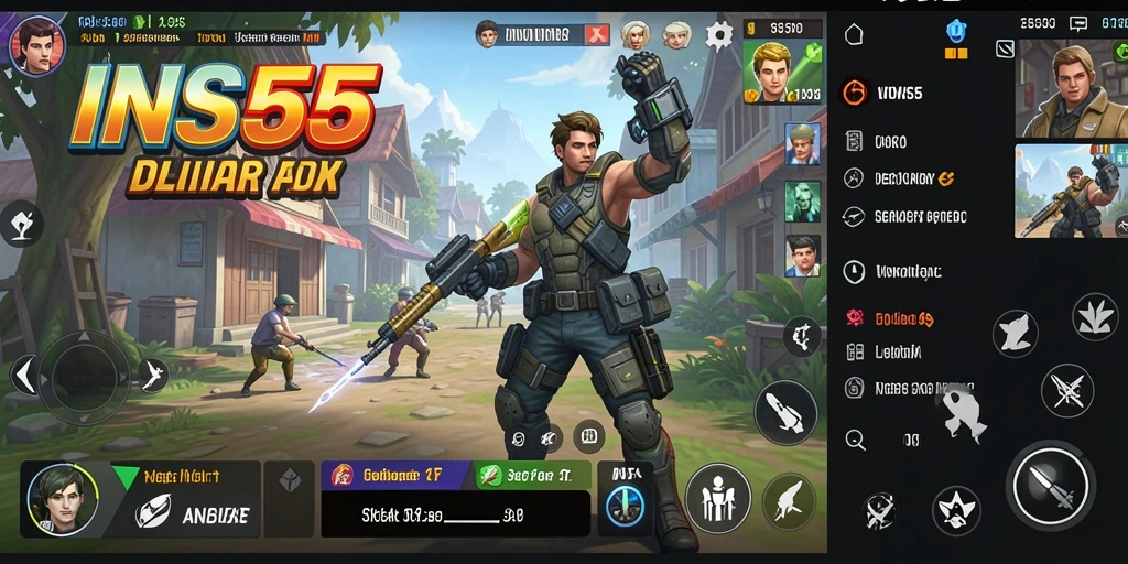 Screenshot INS55 menampilkan antarmuka aplikasi yang bersih dan fungsional.