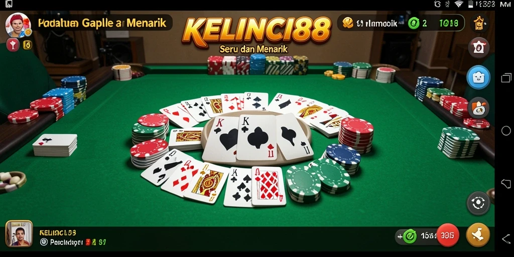 Tangkapan layar permainan KELINCI88 menampilkan momen seru bermain Gaple.