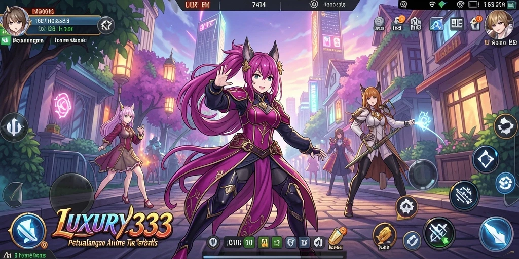 Gameplay LUXURY333 yang memikat dengan karakter anime ikonik