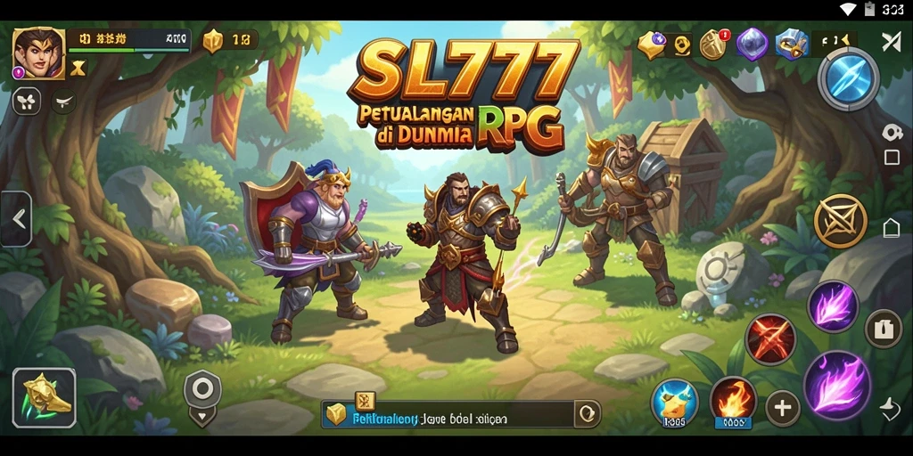 Tampilan gameplay seru di SL777 dengan aksi RPG yang mendebarkan.